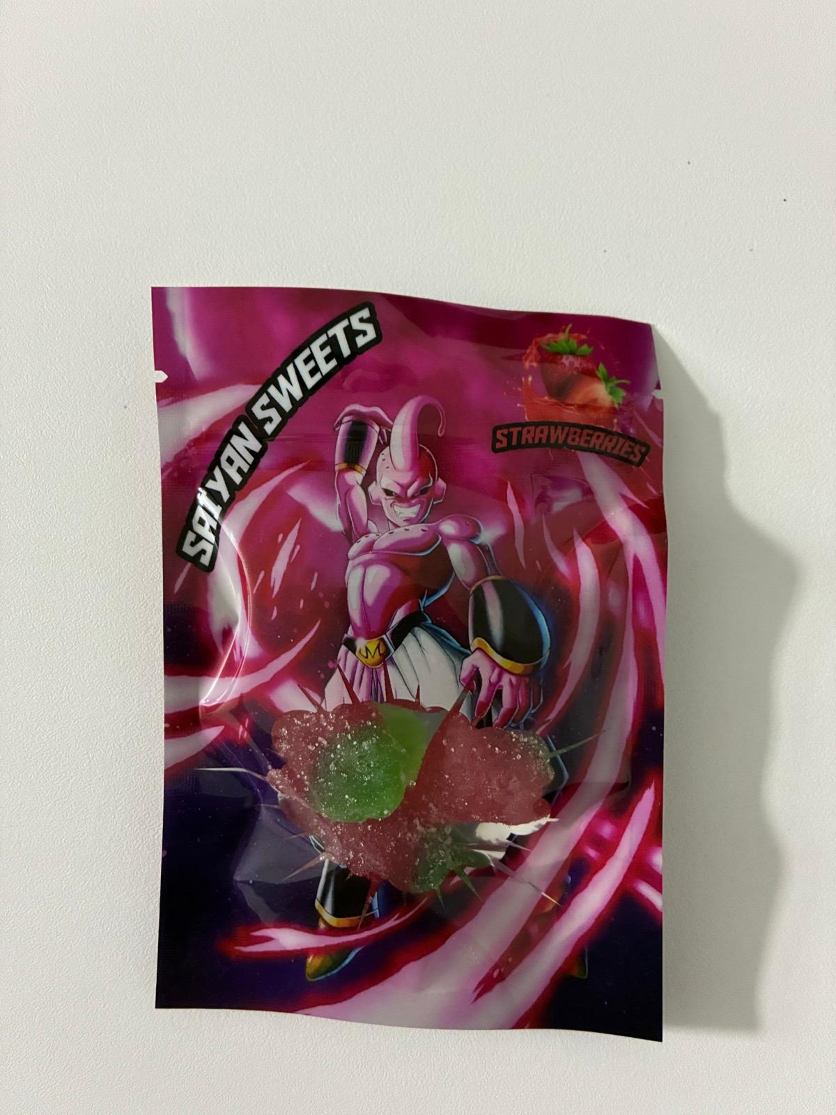 Saiyan Sweets – 500mg THC Gummies - Strawberry