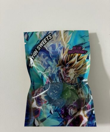 Saiyan Sweets – 500mg THC Gummies - Blue Raspberry