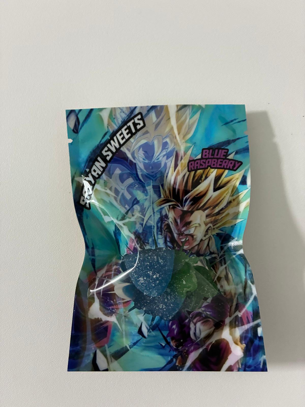 Saiyan Sweets – 500mg THC Gummies - Blue Raspberry